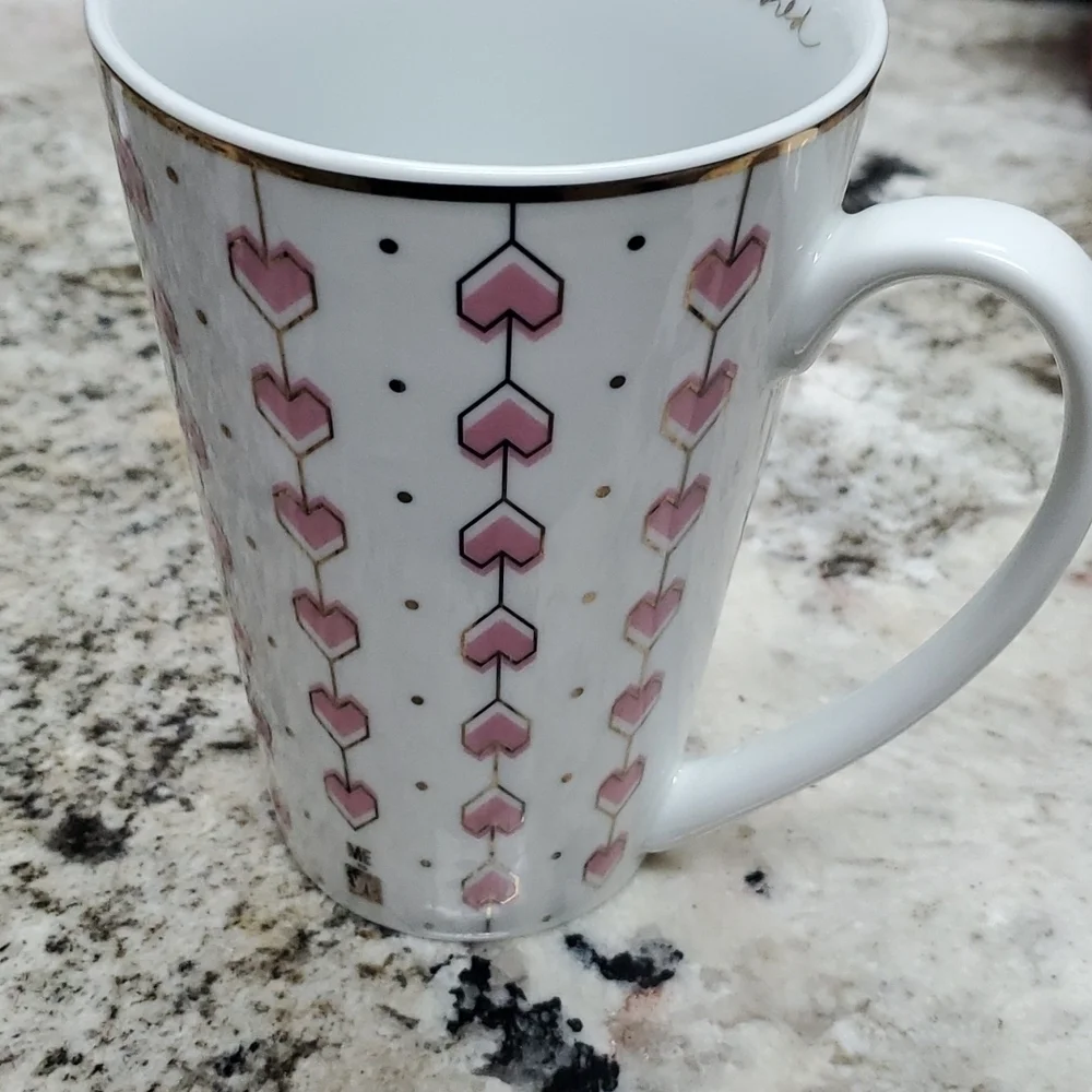 We change the world heart mug Valentines  Me to We